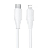 Дата кабель Hoco X124 Bien silicone Type-C to Lightning 27W (1m)