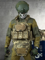 Плитоноска 4 точки скидання REVENGER піксель з напашником ВТ5041