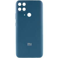 Чохол Silicone Cover Full Camera (AA) для Xiaomi Redmi 10C, Синій / Cosmos Blue - купити в SmartEra.ua