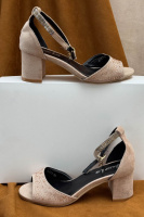 Босоножки женские, цвет бежевый, 243RE311