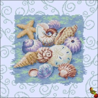 Схема для вышивки Морские ракушки