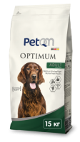 Сухий корм PetQM Dog Optimum Adult rich in Fresh Poultry 15 кг. для дорослих собак з птицею
