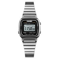 Жіночий годинник Skmei 1901SSI Silver Steel у класичному стилі зі сріблястим браслетом
