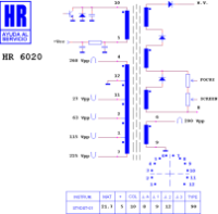 HR6020 525.582 / 583 / 589 NORDMENDE 2433011 COLOR 3534/SABA P37S25 3700401/HANTAREX MTC900E