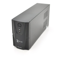 ДБЖ Ritar RTP650L-UX-IEC (390W) Proxima-L, LED, AVR, 3st, USB, 4xIEC-320 C14, 145-290Vac, 1x12V7Ah, plastik Case (314 x 97 X 143) 4,6 кг Q4