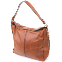 Женская сумка большого размера из экокожи Vintage sale_15140 Коричневый