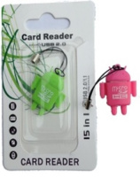 Картридер T-Flash/Micro SD Micro Card Reader ANDROID