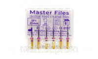 Ni-Ti инструмент для распломбировки Master Files (Мастер Файл) 6шт/уп. Vortex SF1