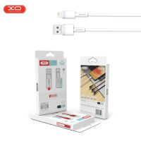Кабель USB XO NB-Q166 5A USB - Lightning 1М, провод для зарядки телефона Белый