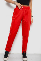 Штани  жіночі, колір червоний, 238R316