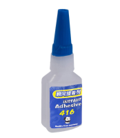 Клей MECHANIC 416, цианоакрилатный, однокомпонентный, термостойкий, быстрой полимеризации клей с низкой вязкостью, 20ml, блистер