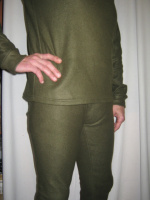 Термобілизна чоловіча хакі 100% бавовна гольф і кальсони фліс Україна розмір XXL (52) шкарпетки у подарунок