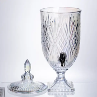 Лимонадниця Crystal Trinity 5 літрів із краном для мохіто-сока напоїв HP-19-303