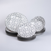 Столовий сервіз на 6 персон керамічний Medina, білий