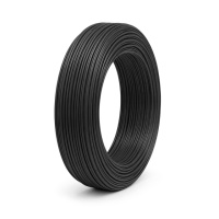 Кабель силиконовый луженный AWG 20 American Standard 20AWG/0,5квМ/600В, 400 метров, негорючий, термостойкий, Black, цена за метр