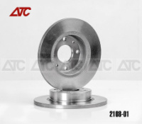 Диск переднего тормоза 2108, 2109, 21099 АТС комплект 2 шт