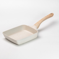 Сковорода тамагоякі з антипригарним покриттям 18,5*15*3,8 см, бежевий