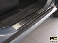Защитные накладки на пороги OPEL MERIVA II c-2010г.