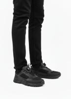 Кросівки тактичні військові чорні весна літо автошнурівка шкіра