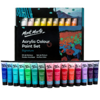 Краски акриловые для рисования Mont Marte Acrylic Colour Paint Set Signature 36pc x 36ml