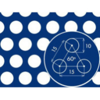 Перфорированный лист сталь 2,0х1000х2000