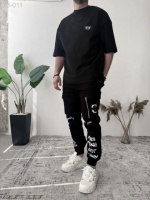 Джинси дтф - чорні - 73-011