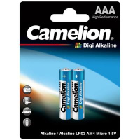 Батарейка Camelion AAA LR03 Digi Alkaline * 2 (LR03-BP2DG)