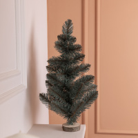 Искусственная новогодняя мини елка «Полонинская» голубая 45 см SOK-M-03-1-2