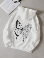 Худі жіноче біле ДТФ | 32-012