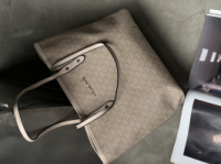 Сумка Michael Kors  шопер бежевий