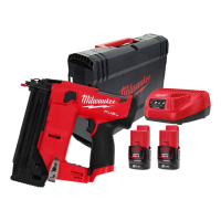 Пістолет цвяхозабивний акумуляторний безщітковий MILWAUKEE, M12 FCN18GS-202X, 16-38мм (зарядний пристрій С12 С, 2 акумулятори М1