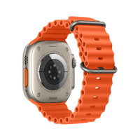 Ремешок силиконовый Hoco iWatch WA12 marine double buckle 38/ 40/ 41mm orange
