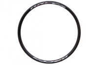 Обід 28« Алюмiнiй 36H 12G подвійний протиударний без проточки VLT HLQC-04 чорний з наклейкою