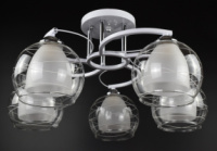 Люстра потолочная на 5 лампочек 26943 Белый 27х52х52 см.