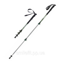 Трекінгова палиця телескопічна для походів та спортивної ходьби Naturehike Men ST 01 6061 AL NH17D001-Z алюміній Зелена