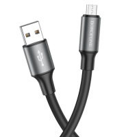 Кабель Borofone BX82 USB to MicroUSB 1m black