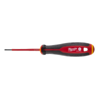 Викрутка з тригранною рукояткою ізольована VDE MILWAUKEE, SL 0,4х2,5х75