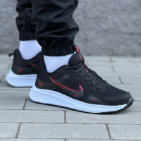 Кросівки весна літо Nike чорний/ білий