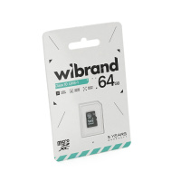 Карта памяти Wibrand microSDHC Class 10 UHS-I, 64GB