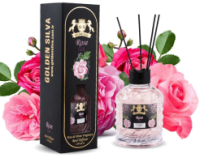 Аромадиффузор для дома Роза Golden Silva Reed Diffuser, 150 ml