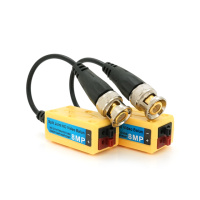 Пассивный приемопередатчик видеосигнала 8MP AHD/CVI/TV/CVBS, 720P/960P/1080P - 400/300 метров, пружинные зажимы