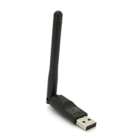 Беспроводной сетевой адаптер с антенной 10см Wi-Fi-USB LV/CL-UW07BT - 8723DU, 802.11bgn, 150MB, 2.4 GHz, WIN7/XP/Vista/2K/MAC/LINUX, Blister