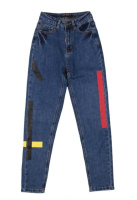 Жіночі сині джинси-Boyfriend