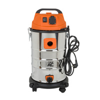 Потужний професійний вакуумний промисловий пилосос для прибирання TEX.AC ТА-01-655 : 1600 Вт, 30л, з розеткою