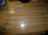 ТЕН No frost ТЕН випарника трубчастий УНІВЕРСАЛЬНИЙ №1 250 wt 2,5 витка )довжина 52*25