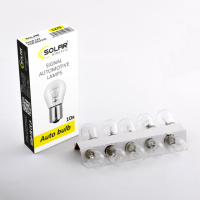 Лампа розжарювання Solar P21W 12V 21W BAU15s, 10 шт.