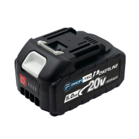 Акумуляторна батарея PROFI-TEC PT2050B POWERLine : 20V, 5C, 5.0 Аh, з індикатором заряду