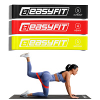 Резинки для фитнеса EasyFit набор 3 шт