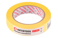 Лента малярная Intertool 25 мм х 40 м желтая (DM-2540) (9 шт.)