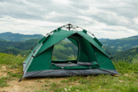 Намет туристичний двомісний 210*150*120 см, чорний